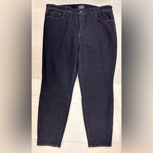 NYDJ NWOT Dark Cropped Jeans 16W Skinny Ankle Lift Tuck